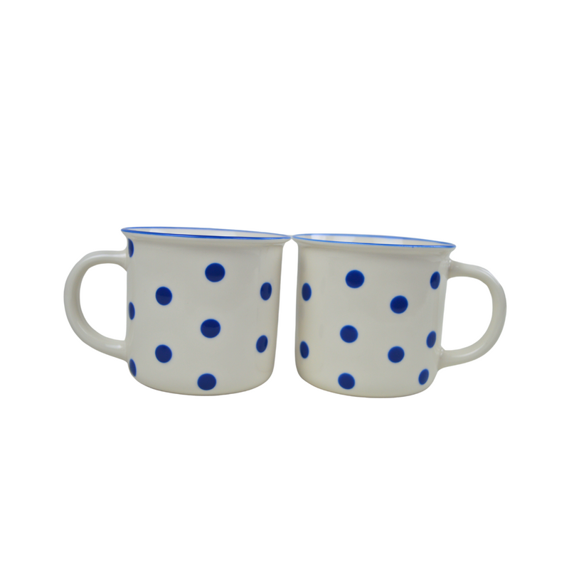 Modern BlueDots Mug