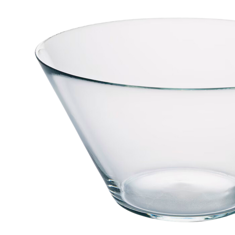 Crystal Clear Elegance: Premium Glass Serving Bowl