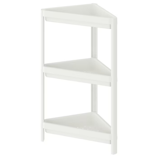 Corner Max Plastic Corner Shelf – Clever Space Saver with Modern Design